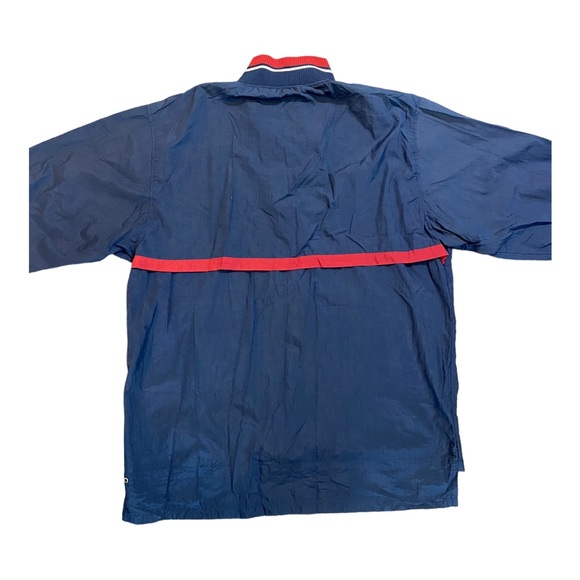 Vintage 90s STARTER Half Zip Bomber Lightweight Windbreaker Shell Jacket - Picture 6 of 7